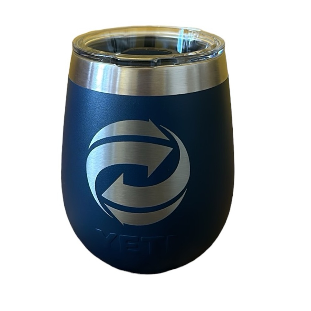 Yeti Rambler 10 oz. Wine Tumbler with Magslider Lid in Navy Set of 2